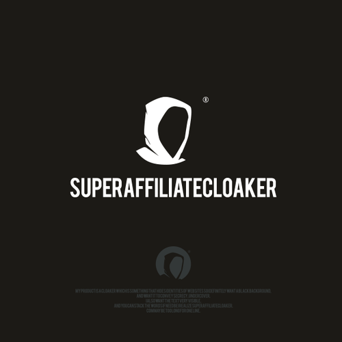 Hidden logo with the title 'cloaker'