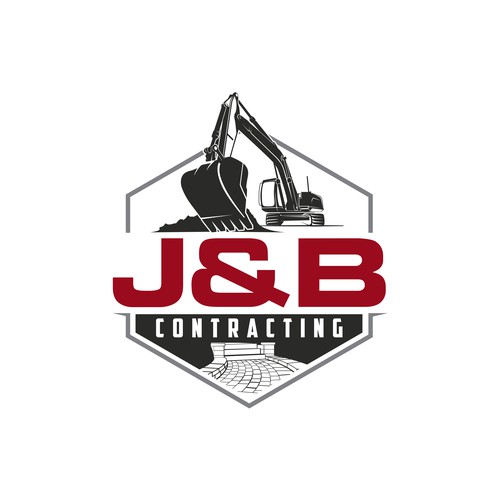 Tile design with the title 'J&B Contracting'
