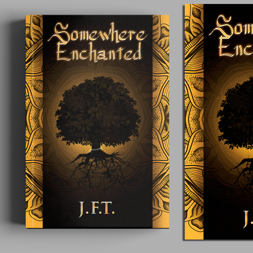 Tree book cover with the title 'Book Cover Design'