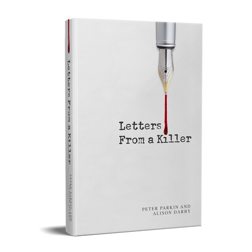 Fountain pen design with the title 'Letters From a Killer'