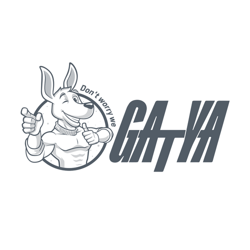 Pen tool logo with the title 'GATYA'