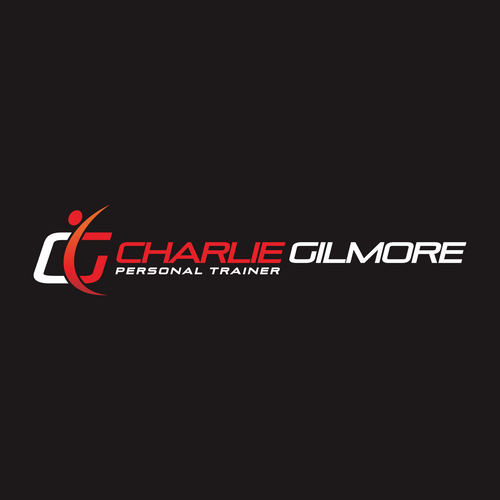 Personal trainer design with the title 'Charlie Gimore'