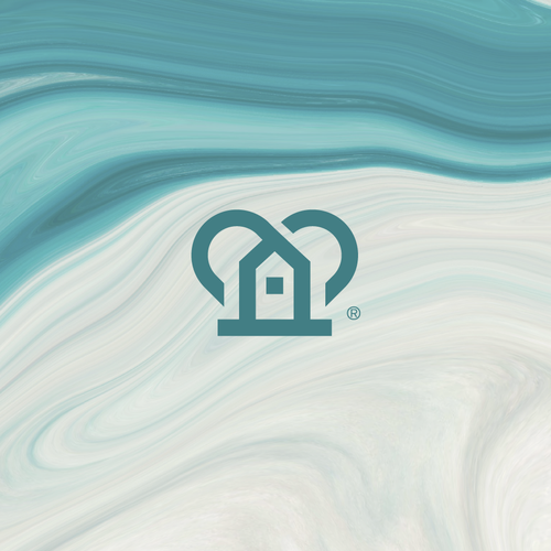 Real estate logo with the title 'SecondHome'