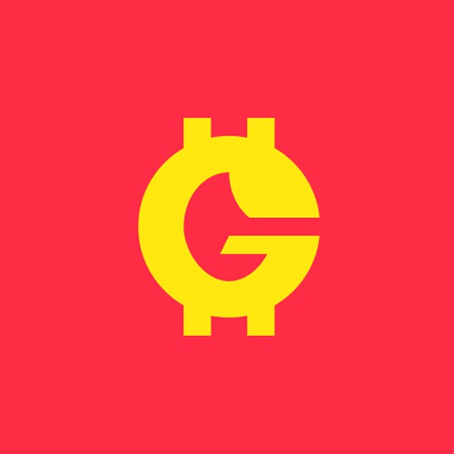 G design with the title 'G + flame shape'