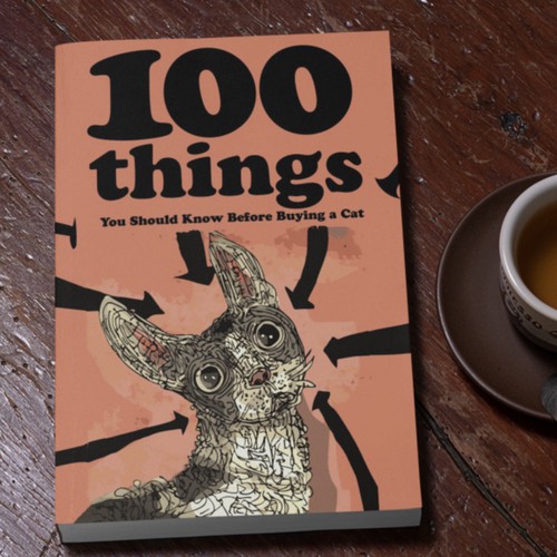 Cat book cover with the title 'Cat books'