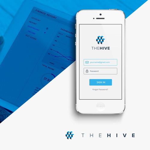 Hive brand with the title 'Startup Hive Logo'