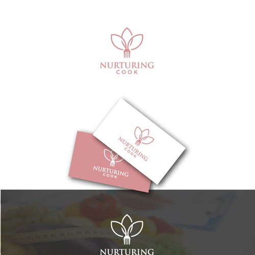 Pure logo with the title 'Logo for nurturing cook '