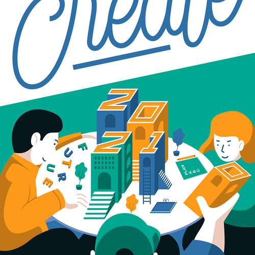Poster artwork with the title 'Poster design'