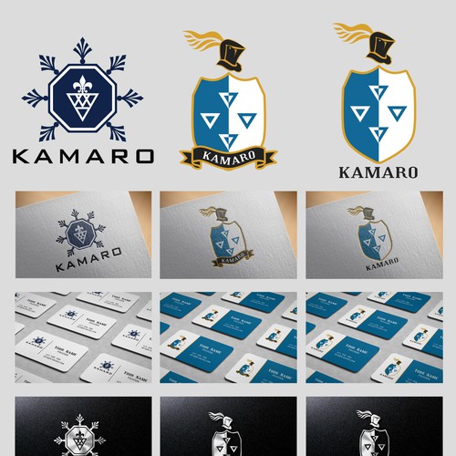 Coat of arms logo with the title 'Entry logo design contest'