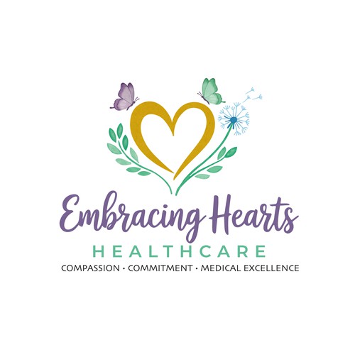 Home care logo with the title 'Elegant and Compassionate Logo for Home Healthcare Agency'