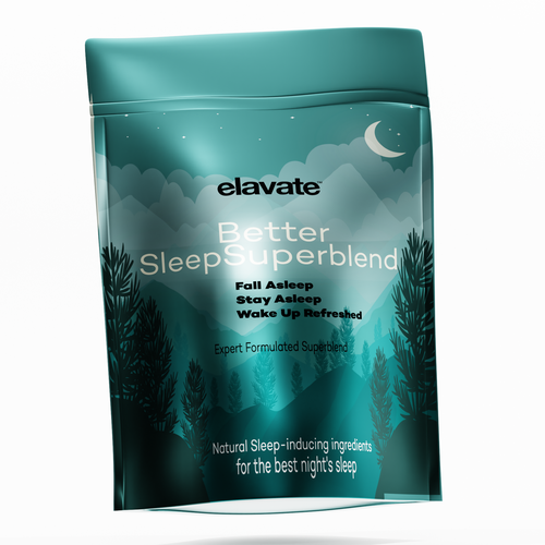 Art packaging with the title 'The 3d packaging  design ''elavate"'