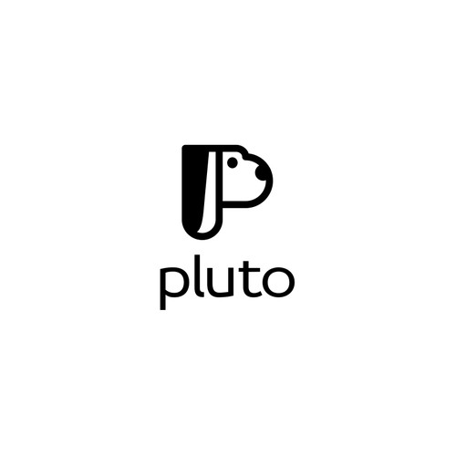 P design with the title 'Create an exciting logo and website for Pluto'