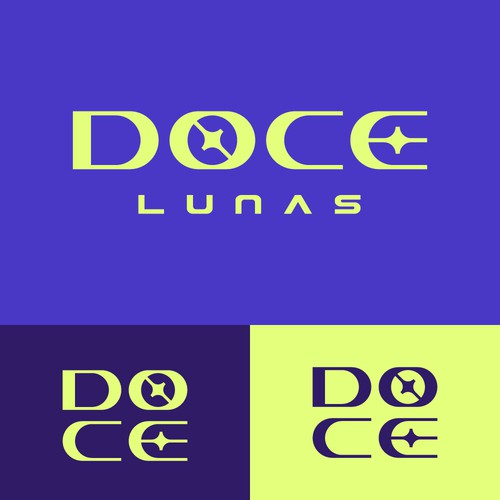 Eclipse design with the title 'Doce Lunas Logo'