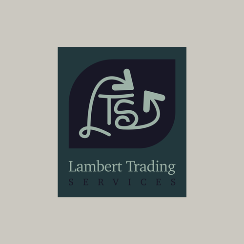 Easy to draw logo with the title 'Lambert Trading Logo'