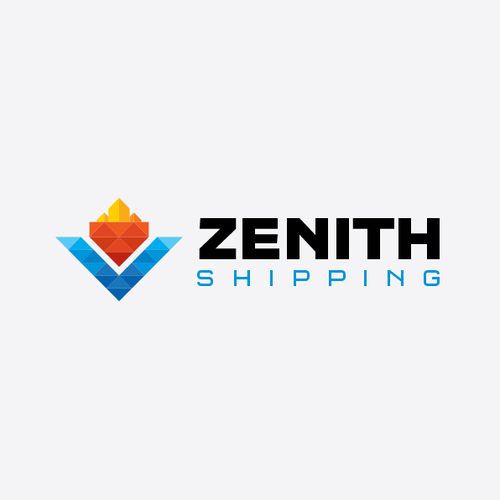 Loading logo with the title 'Logo proposal for Zenith Shipping'