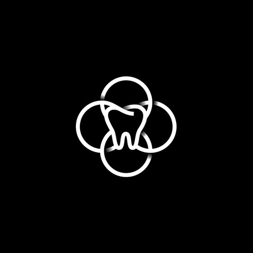 Line art logo with the title 'Denti Belli Dentistry'