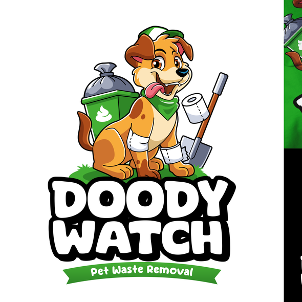 Puppy design with the title 'Doody Watch'