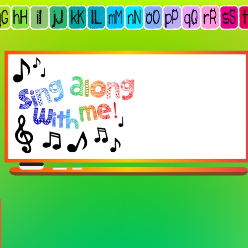 Background illustration with the title 'Cartoon Backdrop'