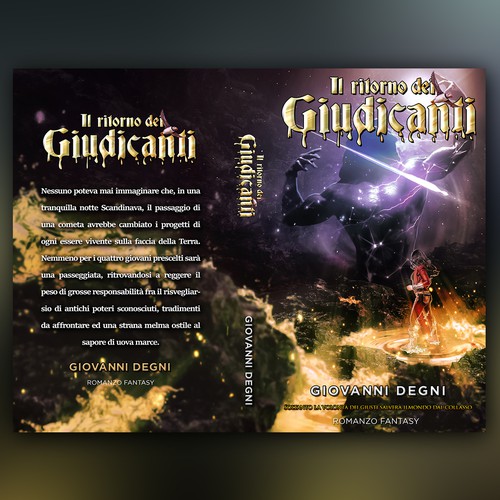 Epic fantasy book cover with the title 'EPIC FANTASY BOOK COVER'