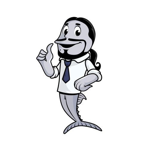 Cartoon artwork with the title 'Banner illustration'