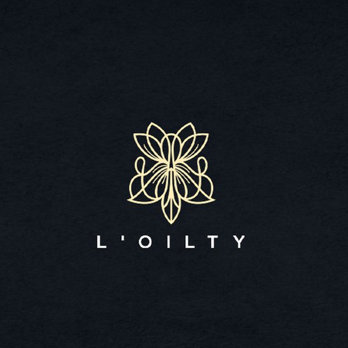 Conceptual logo with the title 'L'oilty'