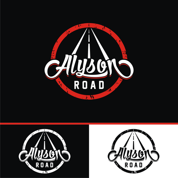 Country music logo with the title 'ALYSON ROAD LOGO'