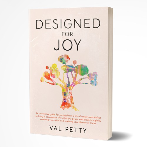 Design a book cover for a self-help journal series inspired by a