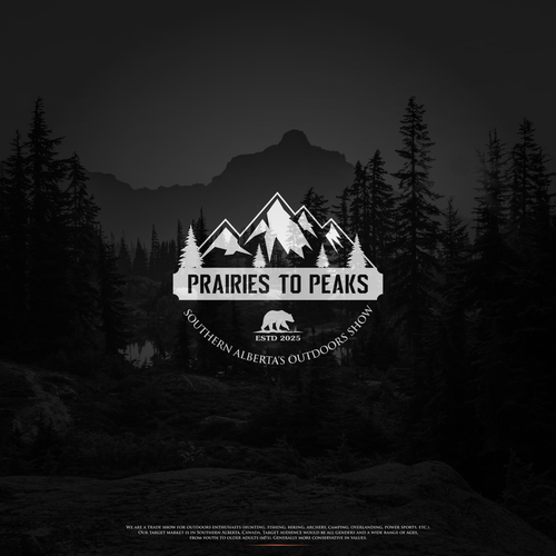 Logo with the title 'Praires to Peaks Logo.'
