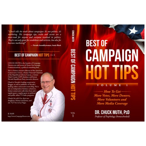 Political book cover with the title 'Best of Campaign Hot Tips'