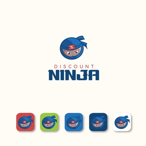 Discount design with the title 'Discount Ninja'