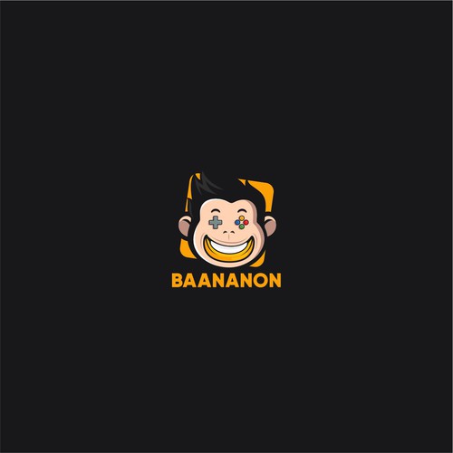 Banana logo with the title 'baananon'