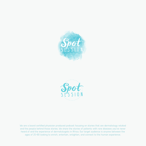 Watercolor logo with the title 'Logo 3 for Spot Session'