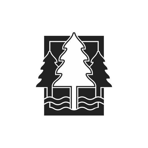 Christmas tree design with the title 'Hatan character icon'