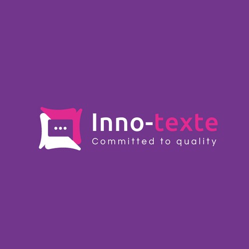 Black and purple logo with the title 'Inno-texte'