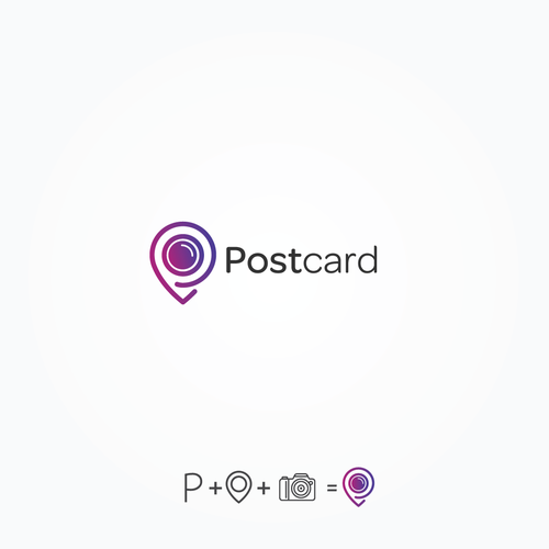 App logo with the title 'Postcard'
