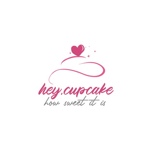 Cupcake design with the title 'logo for cupcake'