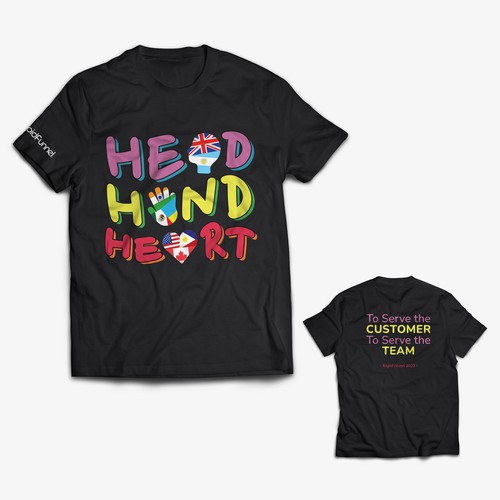 Business t-shirt with the title 'T-Shirt Design for Rapid Funnel'