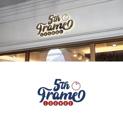 Lounge design with the title 'Logo design for bowling alley bar that can stand on its own'