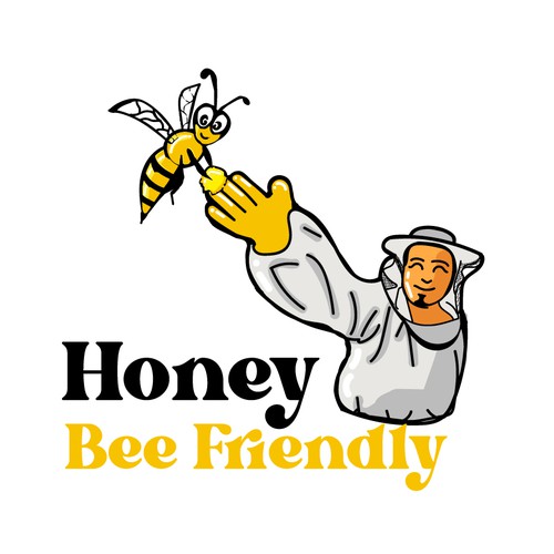 Honey brand with the title 'Honey Bee Friendly'