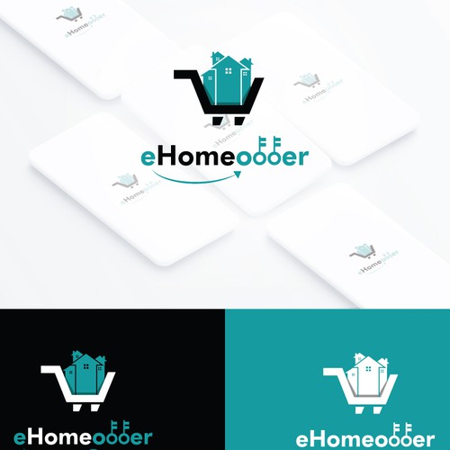Home care logo with the title 'e home offer'