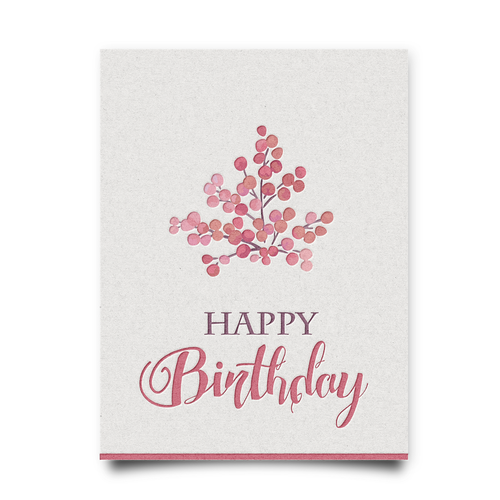 Birthday design with the title 'card'