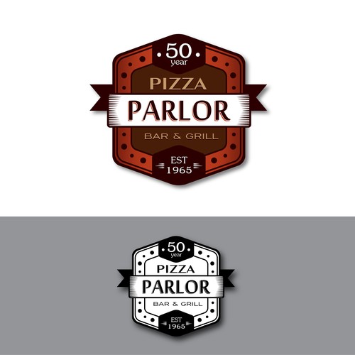 25th wedding anniversary logo with the title 'New logo for 50 year old business!'