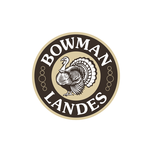 Turkey design with the title 'Bowman Landes'
