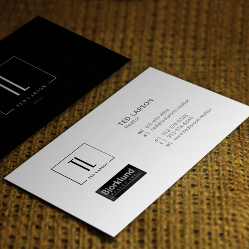Real estate design with the title 'Realtor Business Card'