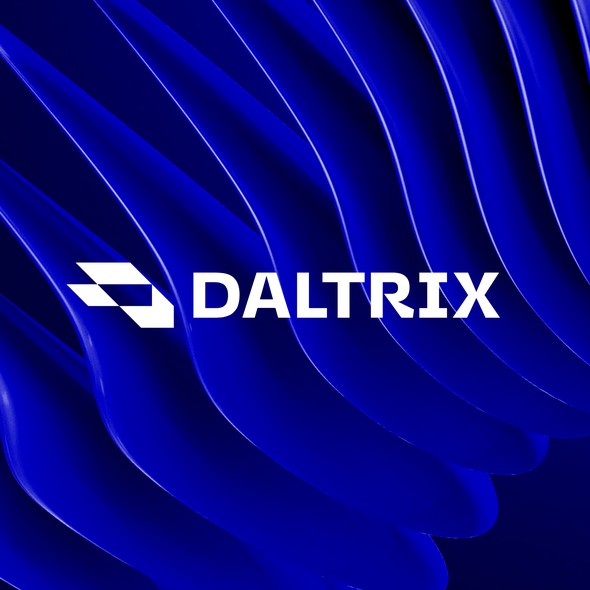 Bold brand with the title 'Modern logo for Daltrix  - a forward-thinking HR technology startup'