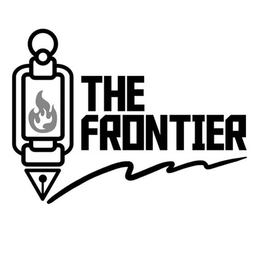 Journalism logo with the title ' The Frontier'
