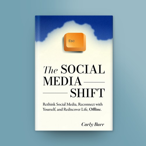 White book cover with the title 'Retro inspired cover design'