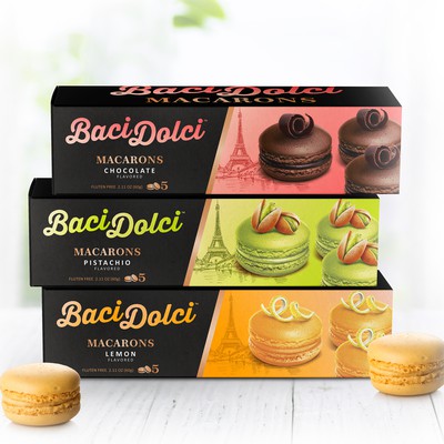 Baci Dolci macarons packaging line
