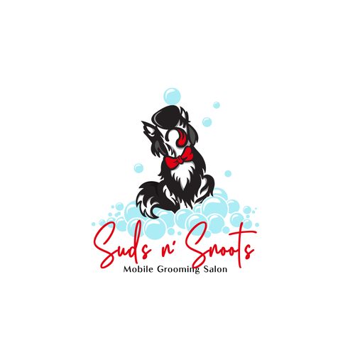 Dog grooming logo with the title 'Animal logo needed for grooming business'