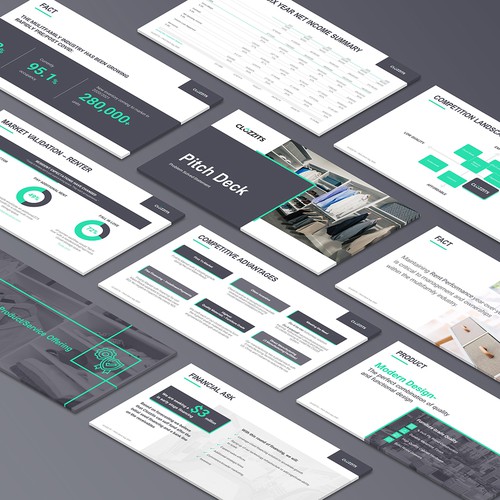 Construction design with the title 'PPT design for Supply Service'